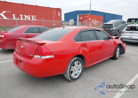 2013 Chevrolet Impala Lt из США, поврежденный, VIN 2G1WB5E38D1172252
